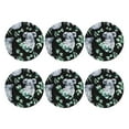thumbnail image 2 of Pofeuu Cartoon Koala Bear Print Leather Coasters Set of 6, Round Cups Mugs Mat Pad for Home Kitchen Heat Resistant Drink Coasters,Round Shape, 2 of 7