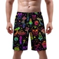 thumbnail image 1 of NICKSUN Men's Swim Trunks, Cute Print Quick Dry Summer Board Beach Shorts with Mesh Lining and Pockets, 1 of 6
