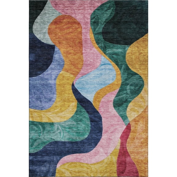 Dalyn Rugs Premium Machine Washable Mayfield AMF1120 Green 3' x 5' Rug