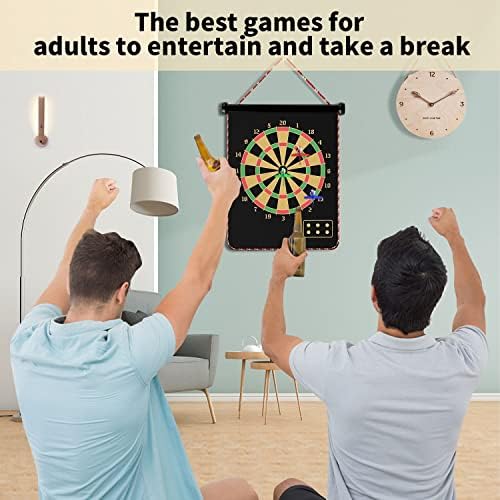 Magnetic Dart Board Outdoor Game for Kids with 12 Darts, Best Toys Gifts for Teenage Boys Girls Age 5 6 7 8 9 10 11 12 13 14 15 16 Years$$Sport & Recreation Other
