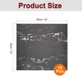 thumbnail image 2 of Uxcell 10Pcs Peel and Stick Marble Tiles, Waterproof Wall Panel Backsplash, 12"x12" Peel and Stick Shower Tiles for Bathroom, White Crystal Dragon Design, 2 of 7