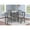 Gray, variant on Gray Counter Height Dining, 5pc , Round Table, Padded Chairs, Storage Area, Modern Dining 4 Function