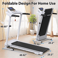 thumbnail image 4 of [TREADMILL CLEARANCE] FYC Folding Treadmill for Home with Incline 265lb Weight Capacity 2.5HP Foldable Electric Treadmill with Bluetooth, Portable Treadmill, 4 of 6