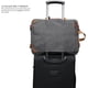 thumbnail image 4 of CoolBELL Mochila Convertible Bolso de Hombro Tipo Mensajero Bolso para Laptop Maletín de Negocios Mochila de Viaje Multifuncional para Laptop de 15,6 Pulgadas para Hombre/mujeres (Canvas Gris Oscuro), 4 of 14