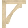 thumbnail image 3 of Ekena Millwork 6"W x 36"D x 42"H Imperial Block Rough Sawn Bracket, Douglas Fir, 3 of 4