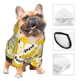 thumbnail image 3 of Honeii Banana Fruit Print Small Dog Hoodies Pet Hooded Sweatshirts Fall Winter Puppy Cat Sweaters Warm Clothes for Small Dogs Outfits Costume-Medium, 3 of 7