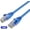 Blue, variant on QualGear QG-CAT6R-CCA-25FT-BLU CAT 6 High Speed Internet and Ethernet Cable for Home and Office Use - 24 AWG, Up to 1 Gbps, 250MHz, Gold Plated Contacts, RJ45, CCA, Blue - 25ft