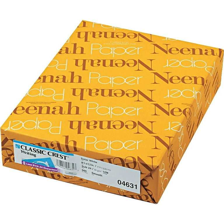 epic black - solar white duplex smooth - classic crest® papers - Neenah  Paper