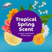 Fabuloso 2X Multi-Purpose Cleaner, No Rinse Floor Cleaner, Tropical Spring Scent, 56 fl oz