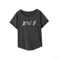 thumbnail image 4 of Camiseta de Mujer Fernando con Cuello Redondo Ropa de Calle Manga Corta S, 4 of 7