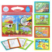 Reusable Magic Water Painting Book Kids Color Doodle Drawing Board Toy/Mix