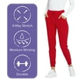 thumbnail image 4 of HeartSoul Break On Through Women's Scrubs Pant Low Rise Jogger HS030, 4 of 7