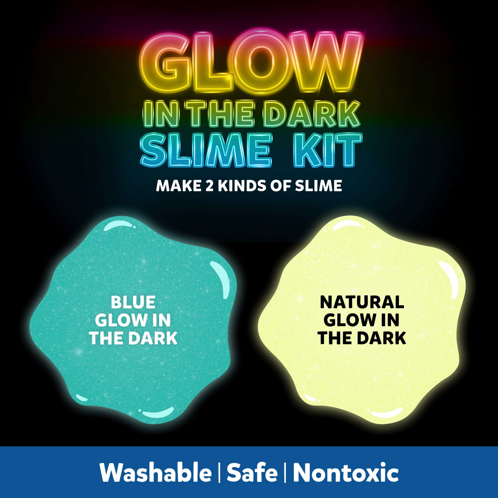 Elmer's Glow-in-the-Dark Slime Kit, 4-Count photo 5
