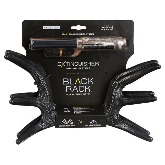 Illusion Systems Deer Call and Rattling Antlers Combo with Bone-Core and Freeze-Free Tube