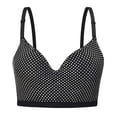 thumbnail image 2 of European and American new style camisole with spaghetti straps, sexy deep V diamond-encrusted chest-wrapped women's short versatile bottoming tube top - Color - L, 2 of 5