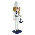 thumbnail image 3 of Northlight 15" White and Blue Navy Sailor Wooden Christmas Nutcracker, 3 of 4