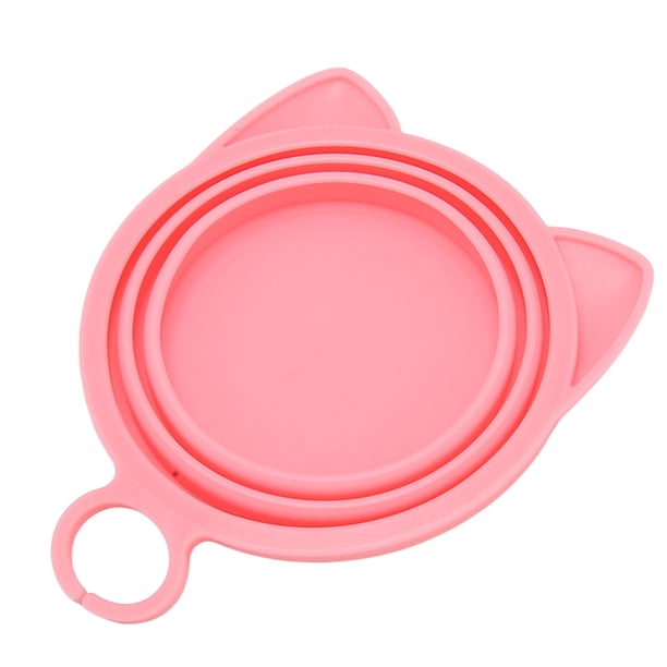 Pet Can Lids, Excellent Sealing Universal 3 Ring Design Pet Can Covers BPA Free Easy To Clean Reusable For Pets For Cats For Home For Travel ANGGREK Descripción de la referencia