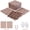 Brown, variant on 44 Pack Interlocking Deck Tiles,(12pcs Edge strips+4pcs Corners)12"x12" Floor Tiles,Non-Slip Waterproof Plastic Paver Tiles for Patio,Backyard,Easy Snap