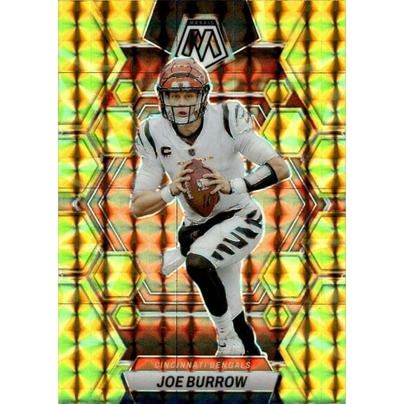 NFL 2023 Panini Mosaic Yellow  Joe Burrow #40