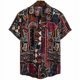 thumbnail image 3 of Camisas geométricas abstractas para hombres, camisetas con estampado 3D, camisa hawaiana, moda de verano, playa, blusa de manga corta con solapa vintage, ropa de calle, 3 of 5