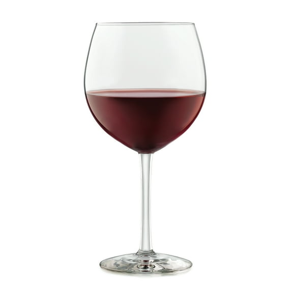 Libbey Midtown Red Wine Glass Set, 18.25 Oz Elegant Large Red Wine Glasses Set of 8, Long Stem Glass Wine Glasses for Weddings, Birthdays, and More