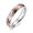 Female, variant on Stainless Steel Couple Ring Geometric Design Korean Style Wedding Gift Set for Partners for Modern Style Looks