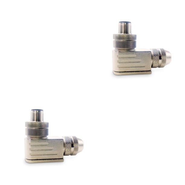 Scienceny Conector de aviación de 5 pines, Terminal de cobre portátil, Panel de alambre de tráfico de carril, conectores impermeables IP67 en forma de Masculino 2piezas Scienceny CBP213176
