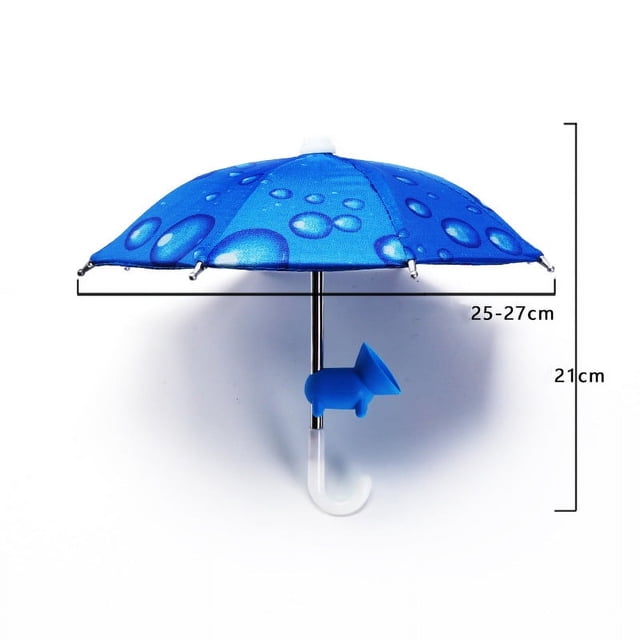 Soporte universal para teléfono con sombrilla | Soporte con ventosa para uso en exteriores | Protección contra la lluvia y el sol para dispositivos móviles