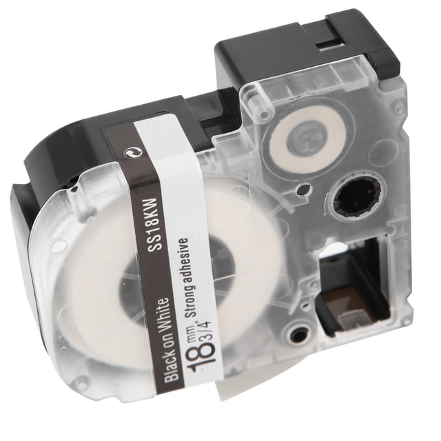 Labeling Machine Ribbon Labeling Machine Accessories Label Maker Tape 18mm PET WaterProof Labeling Tape For Label Printer/KingJim Label Machine