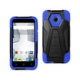 thumbnail image 1 of REIKO ALCATEL DAWN/ STREAK HYBRID HEAVY DUTY CASE WITH KICKSTAND IN NAVY BLACK, 1 of 4