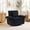 Black, variant on Wansaly Swivel Accent Chair, 23.6" Wide Chenille Armchair with Pillow, Red