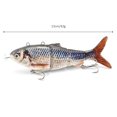 thumbnail image 3 of Señuelos de pesca robóticos Wobblers de cebo automático Swimbaits LED de 4 segmentos (BL-2042), 3 of 4