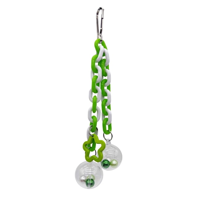 Interactive Bird Toy with Chewing Beads for Play and