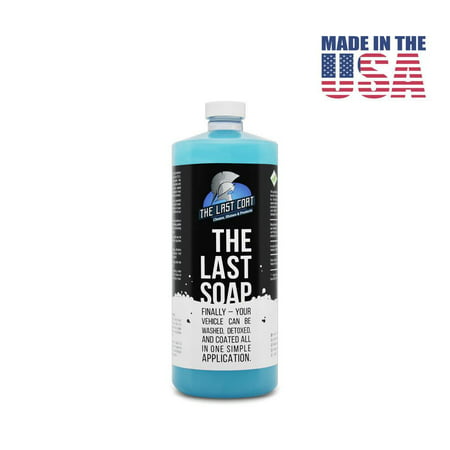 The Last Soap - Wash and Seal All in One Best Cleaner & Foam Wash for Your Car Top Sealer, Wax and Cleaner You Need Super Shine Fluid. Polish It with Cleaning and Ceramic 32oz (Best Tire Shine On The Market)