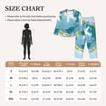 thumbnail image 4 of Daiia Dreaming Travel for Women's Long-Sleeved Pajama Set – Soft & Comfortable Sleepwear Button-Up Pajamas Cozy Lounge Wear-XX-Large, 4 of 7
