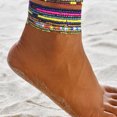 thumbnail image 3 of Women Anklet Creative Dual-use Beach Anklet Beaded Bracelet Ankle Bracelet, 3 of 10