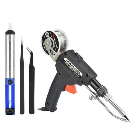 

BIOSA Soldering Gun Kit 60W Automatic Feed Hand-Held Soldering Iron (US Black)