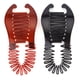 thumbnail image 5 of 2 Pinzas para Sujetar El Cabello con Gomas Elásticas para Coletas, Tipo Escorpión | Elásticos para Trenzar El Cabello para Mujeres y Niñas | Accesorios de Plástico para El Cabello, Color Marrón | Apr, 5 of 7