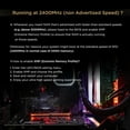 thumbnail image 6 of 【DDR4 RAM】 GIGASTONE Game PRO 32GB Kit (2x16GB) DDR4 3200MHz PC4-25600 CL 16-18-18-40 Intel XMP 2.0 AMD Ryzen 1.35V UDIMM 288 Pin, 6 of 6
