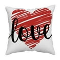 thumbnail image 2 of TIMIFIS Housses de Coussins 18x18 Pouces, Housse de Coussins en Lin de la Saint-Valentin avec Cœurs Rouges Amour pour Grand Canapé Sofa Intérieur Extérieur Décoration de Fête, 2 of 6