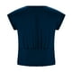thumbnail image 3 of Camisetas para las Mujeres de Ajuste Suelto Casual Sólido V-Cuello Blusa, Moda Manga Corta Cuello Redondo Top para el Hogar Y el Uso Diario, Tela Suave, 3 of 7
