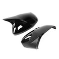 thumbnail image 4 of Shell Pair Side Mirror Cover Cap Horn Style Protector Housing Fit for  Sedan/Hatchback, 4 of 7
