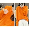 thumbnail image 2 of Women's Knit Cardigan With Hood Oversized Casual Sweater Soft Comfortable Long Sleeve Cozy Pullover For Fall Winter Cardigan Sweaters for Women, 2 of 2