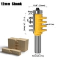 thumbnail image 2 of Rail Reversible Finger Joint Glue Router Bit Cone Tenon Woodwork Cutter Power Tools Wood Router Cutter, 2 of 8