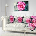 thumbnail image 3 of Designart Red Rose in Vintage Style - Floral Throw Pillow - 12x20, 3 of 5