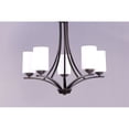 thumbnail image 4 of Maxim Lighting - Single-Tier Chandelier - Deven - 5 Light Chandelier In Modern, 4 of 4