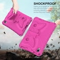 thumbnail image 2 of KOMI Kids Case for iPad Mini 6th Generation 2021 8.3-inch - Screen Protector Included - Butterfly Kickstand - Child Friendly EVA Foam Shockproof Cover Case with Shoulder Strap, Rose Pink, 2 of 5