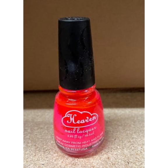 Heaven Nail Lacquer 1116 Island Paradise, Neon Pink Nail Polish, 0.65 oz