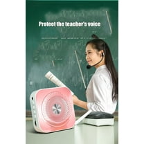 Portable Bluetooth Amplifier High Power Speaker With Wired Headset Microphone Suitable For Teaching Office