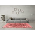 thumbnail image 3 of Ahgly Company Indoor Square Persian Red Traditional Area Rugs, 5' Square, 3 of 4